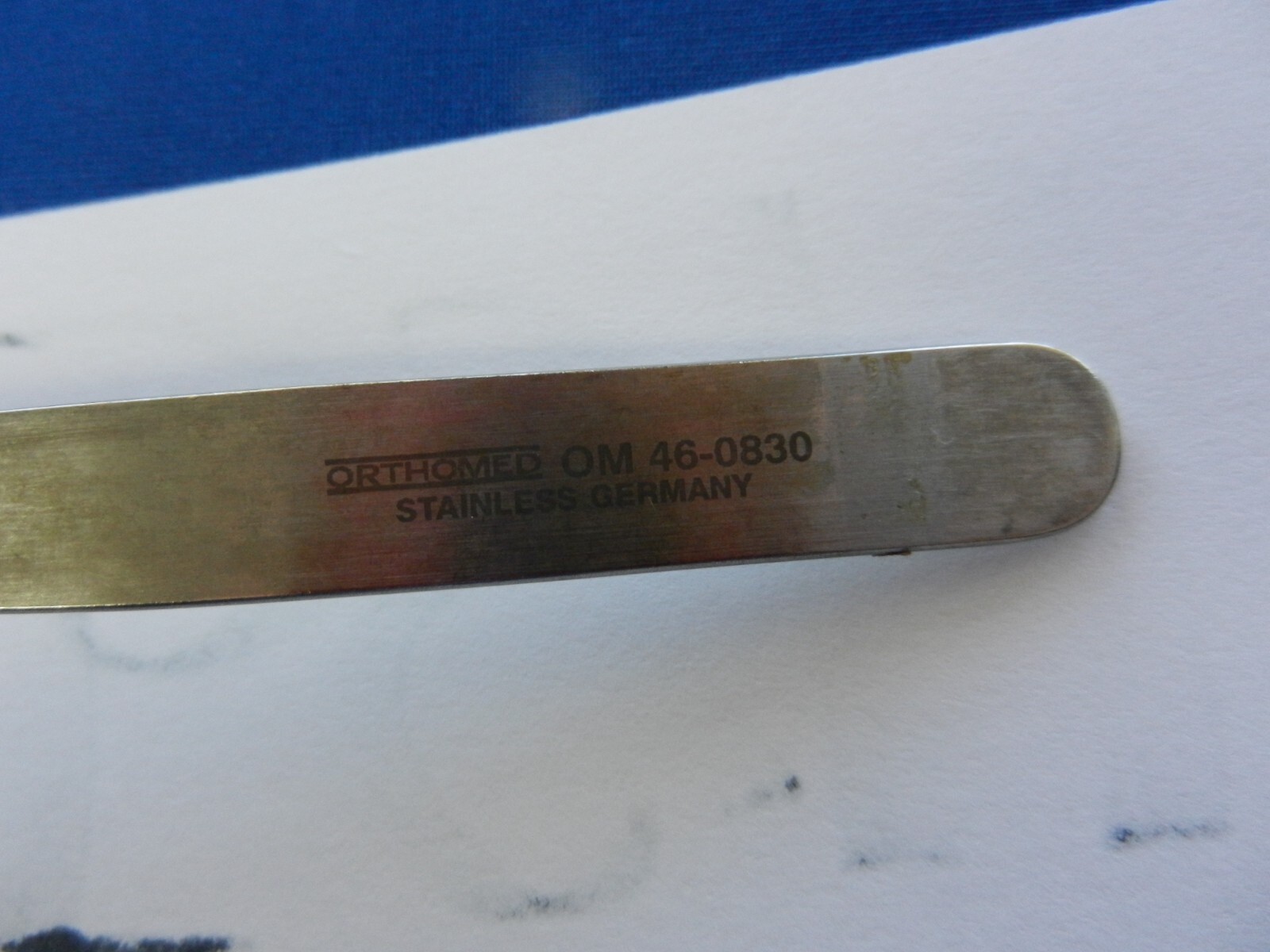E5811 Orthomed OM46-0830 Mini 6.0mm Blade Hohmann Retractor 16.5cm Length