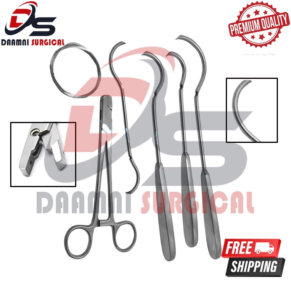 Cerclage Wire Veterinary set of 6 PCs Orthopedic instruments A+ High Quality