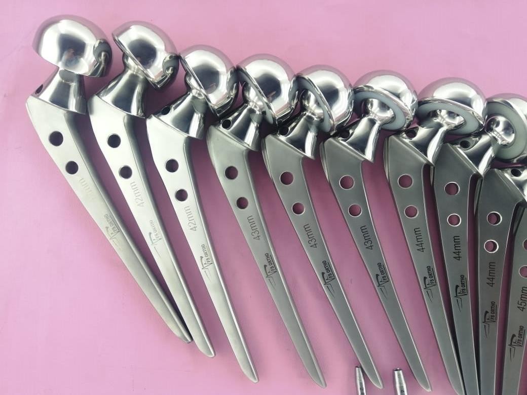 Hip Prosthesis Bipolar Orthopedic instruments (38mm to 40mm) det 3 pcs