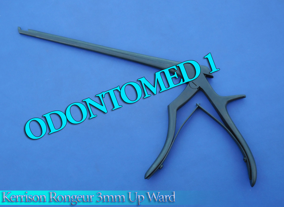 3mm Kerrison Rongeurs 8″ Upward With Black Coating Orthopedic Instruments