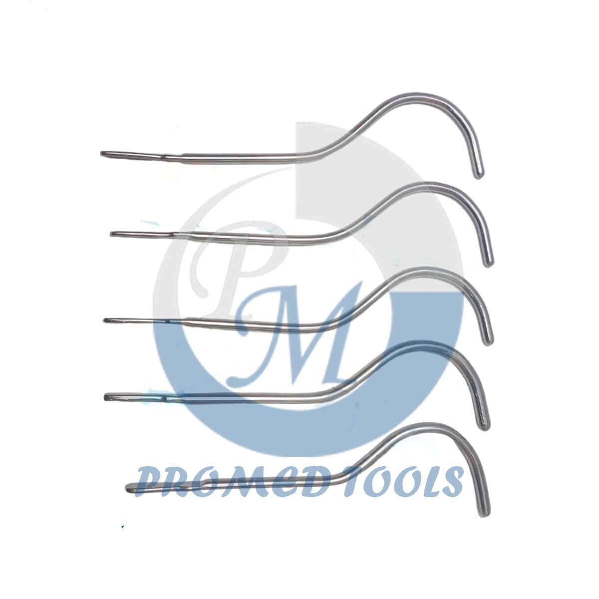 Guyon Urethral Sound Kit Medical Grade Surgical Steel 15Pcs Set