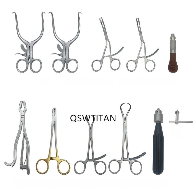 General Basic Small Animal Fracture Surgery Kit Orthopedic Set Surgical Tool New