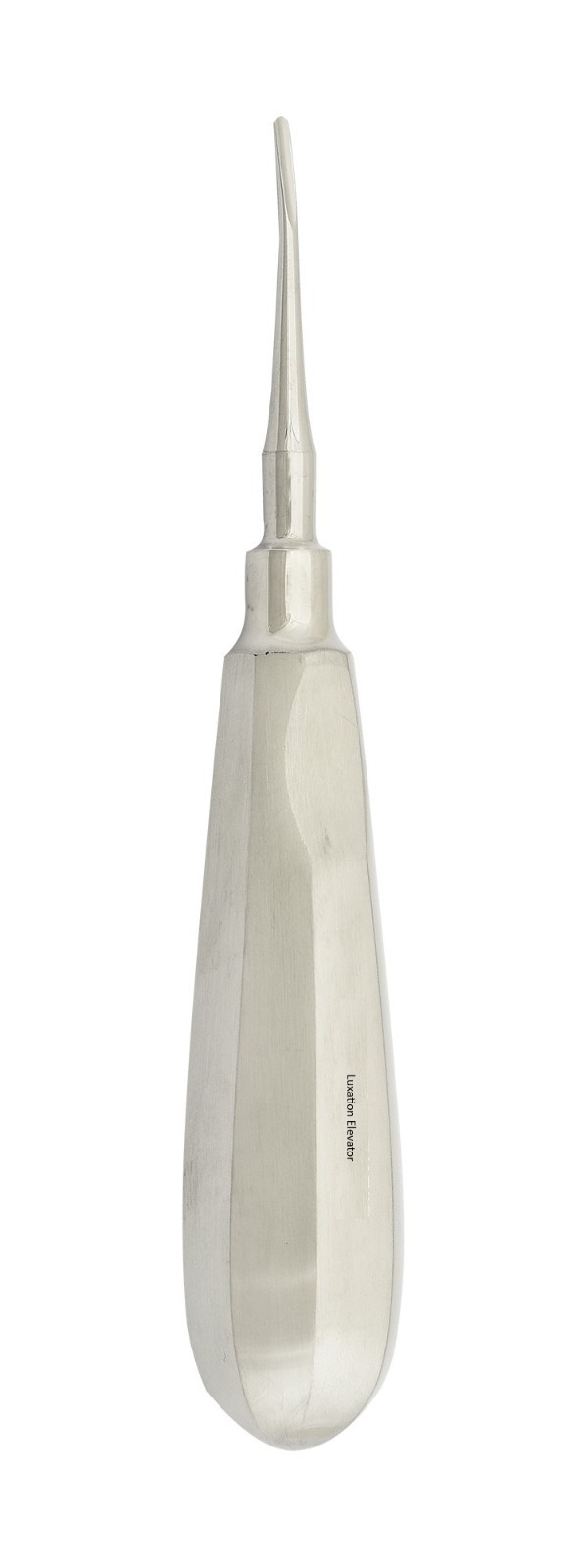 Set of 4 Dental Luxation Elevators, Curved Tips, 2 mm, 3mm, 4mm & 5mm wide
