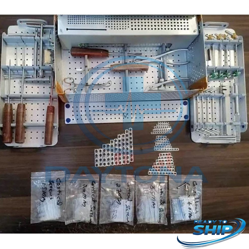 Veterinary Orthopedic Mini Micro Fragment System Set/kit 1.5/2.0/ 2.7/3.5/4.0mm