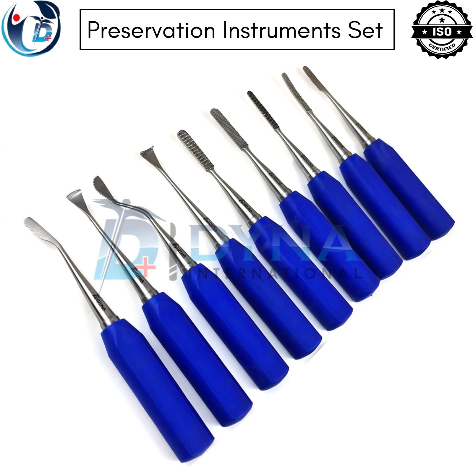 High Quality Rhinoplasty Preservation Instruments Set Blue