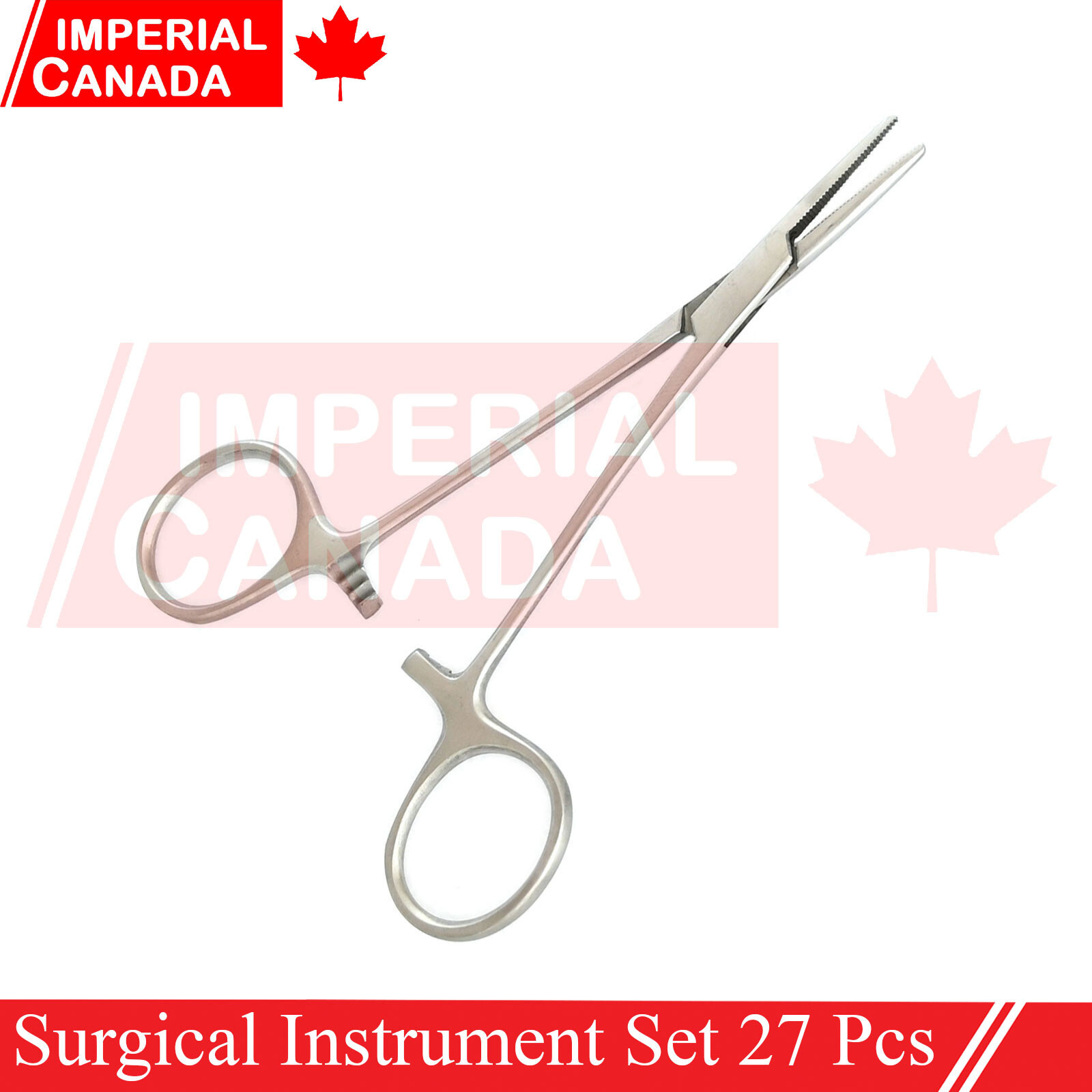 27 Pcs Surgical Instrument Set Hemostat Forceps Scissors Needle Holder DS-1971