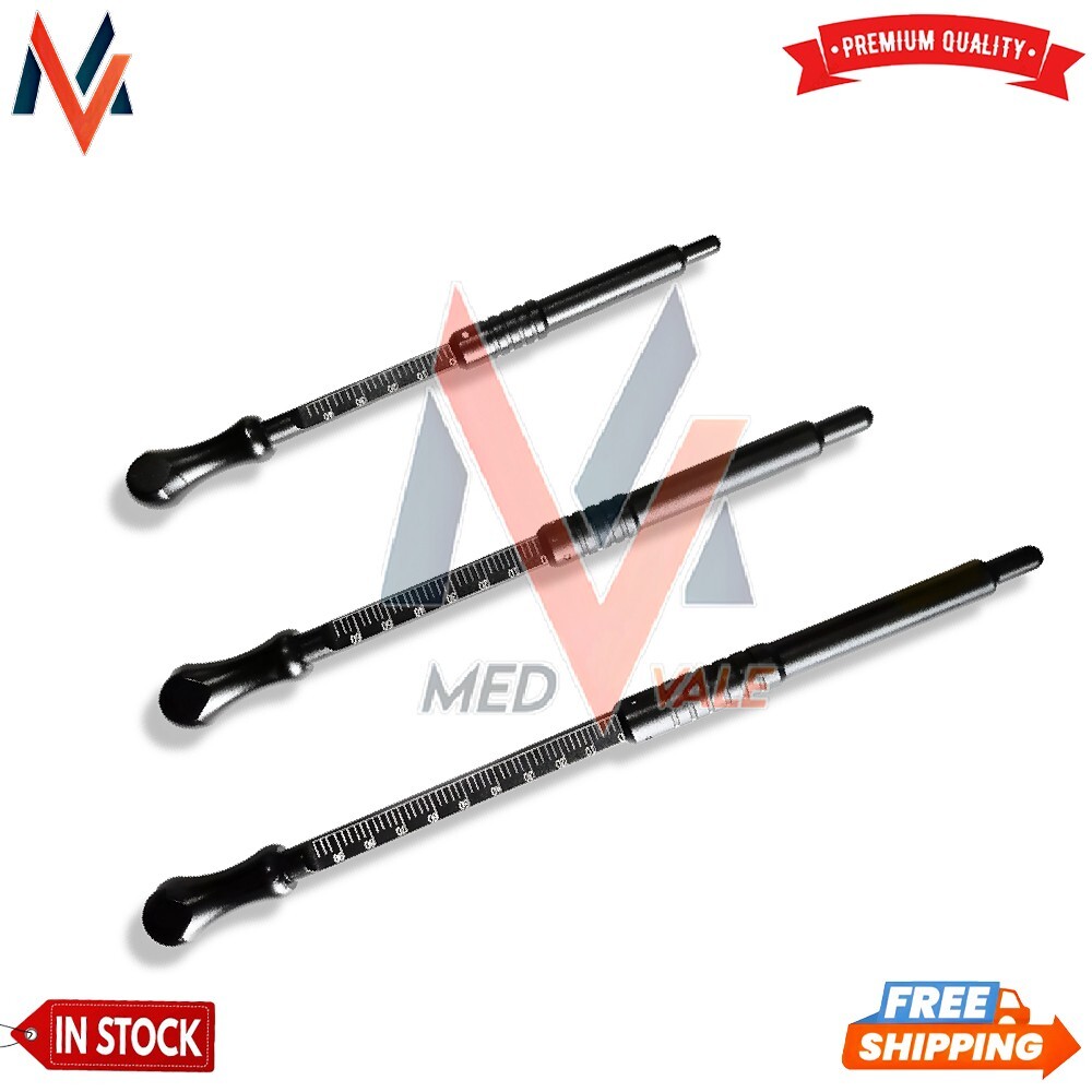 Depth Gauge for cortical screw veterinary surgical instrument German Grade