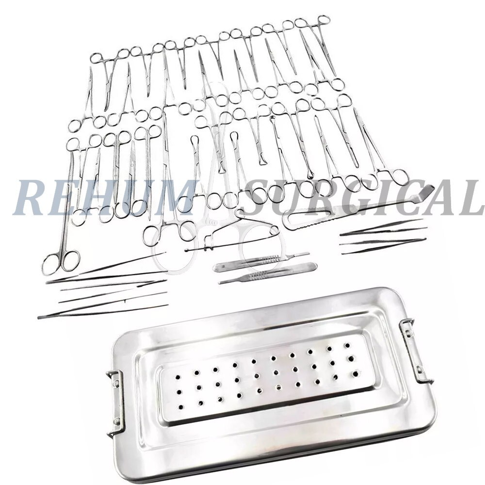 40 Pcs Set Appendectomy & Hernia Surgical Instruments with Instruments Box