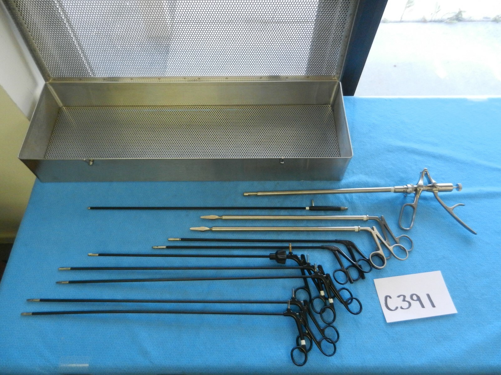 Jarit Surgical Laparoscopic Morcellation Procedure Instruments W/ Case