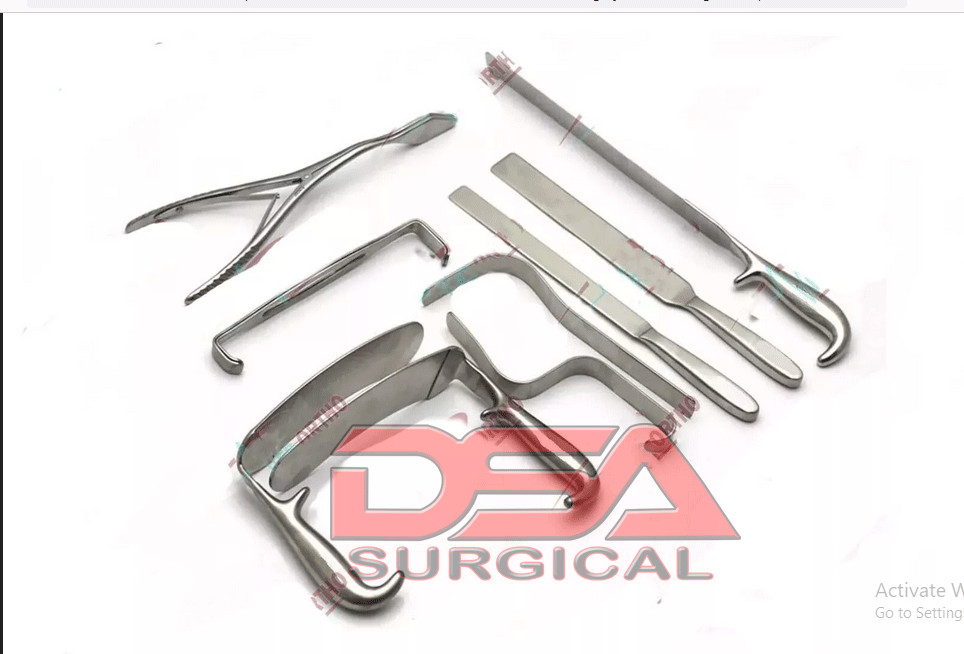Gluteos instruments Set of 9 Pcs Plastic Surgery Premium Surgical