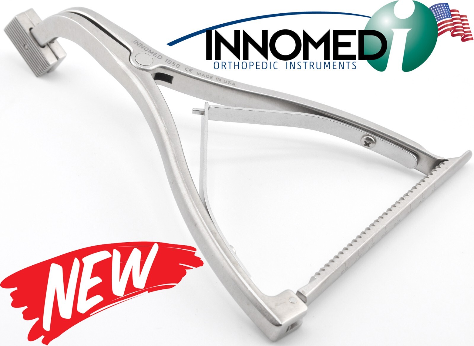 INNOMED 1850 Calibrated Femoral Tibial Spreader, Small, Standard Grip & Grooved