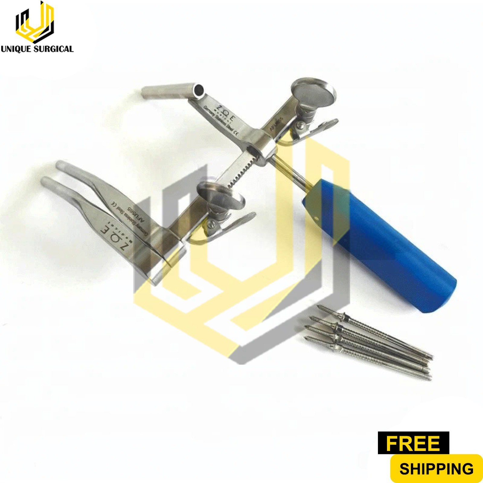 Caspar Cervical Distractor Set with Pins Neurosurgical Orthopedic Instruments