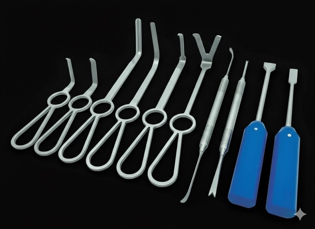 Set of 10 Pcs Minimally Invasive Orthognathic Surgery Instruments A+ Quality
