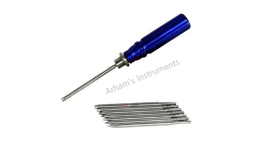 Orthopedic Bone Screwdriver Set With Quick Coupling Handle Surgical Instruments