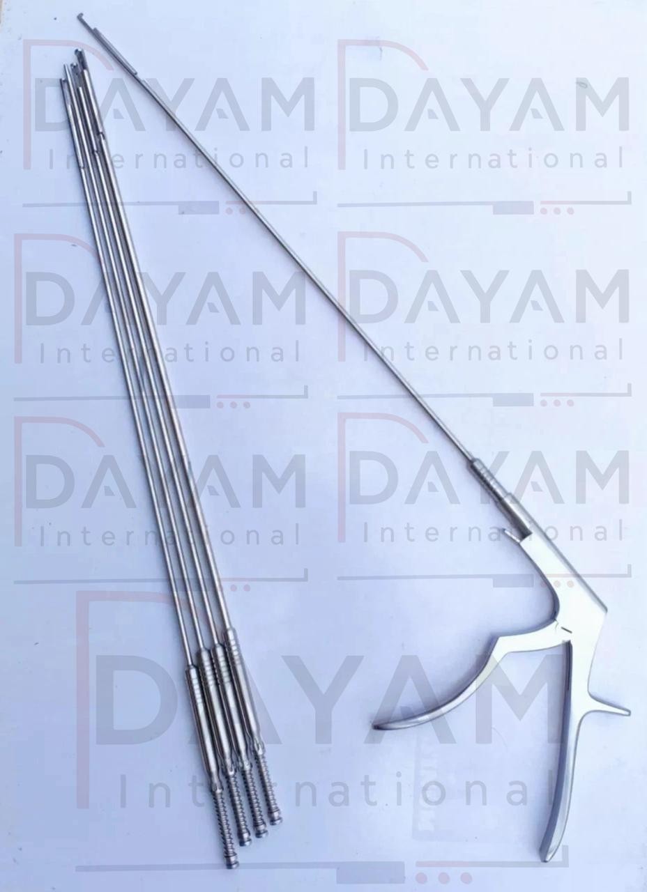 Spine Surgery Rongeur Interlaminar Spine Endoscopic Bite Size 1 to 5mm Set