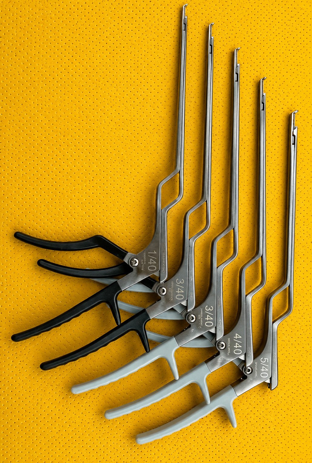 Medtronic METRx II Bayoneted Kerrison Rongeur, 1mm,2mm,3mm,4mm,5mm 40º