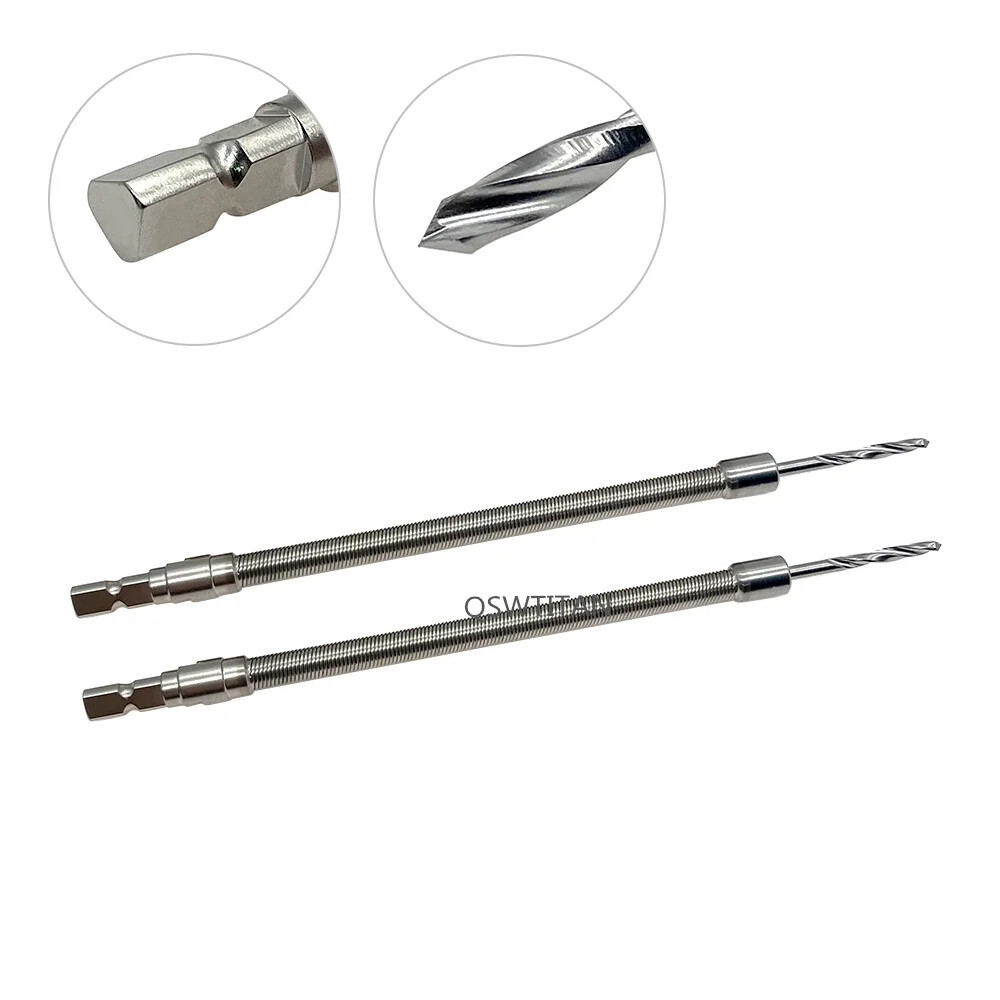 Flexible Drill Bit Soft Drill Reconstruction Plate Operation Orthopedic Tool