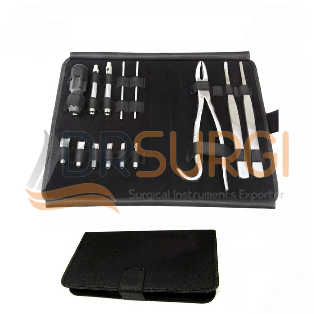 Equine Dental Burgess Wolf Tooth Extractor Large 14 Pcs Set Stainless Steel