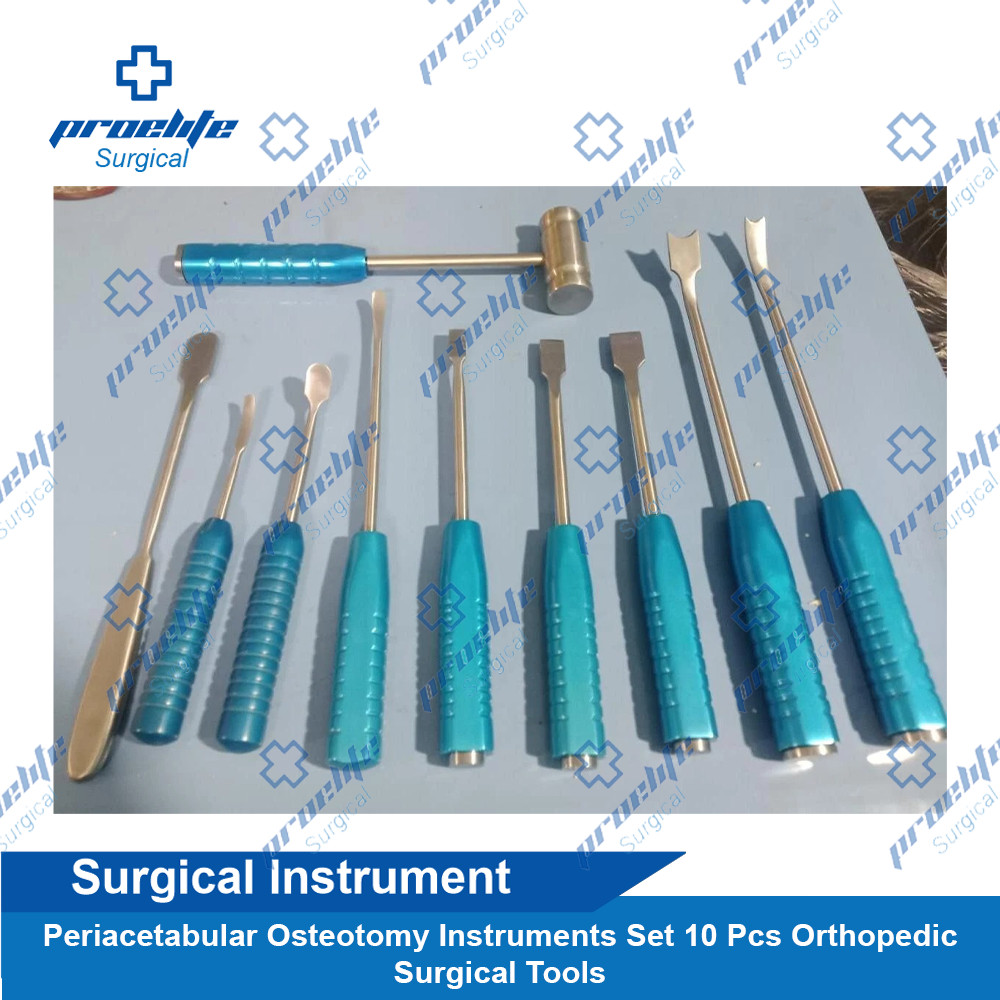 Periacetabular Osteotomy Instruments Set 10 Pcs | Orthopedic Surgical Tools