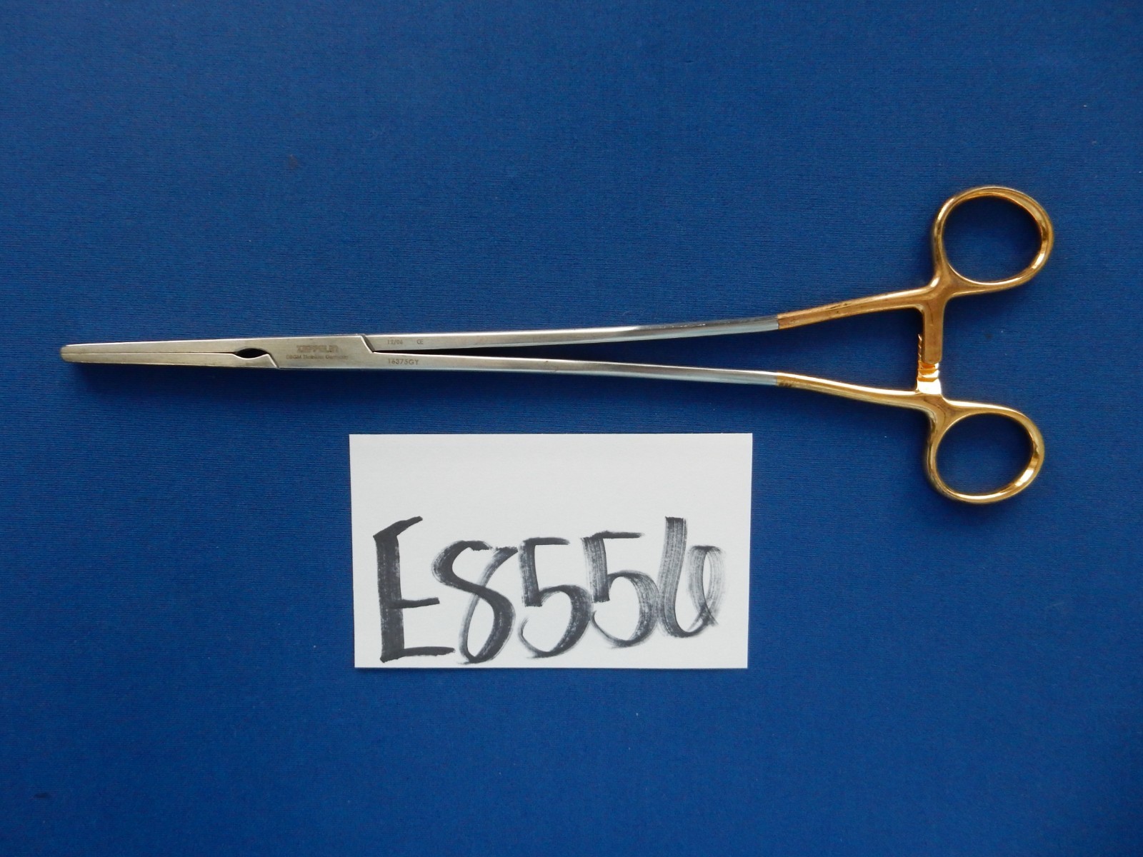 Cooper Surgical 16375GY Zeppelin Gold Plated Straight Clamp 30cm Length