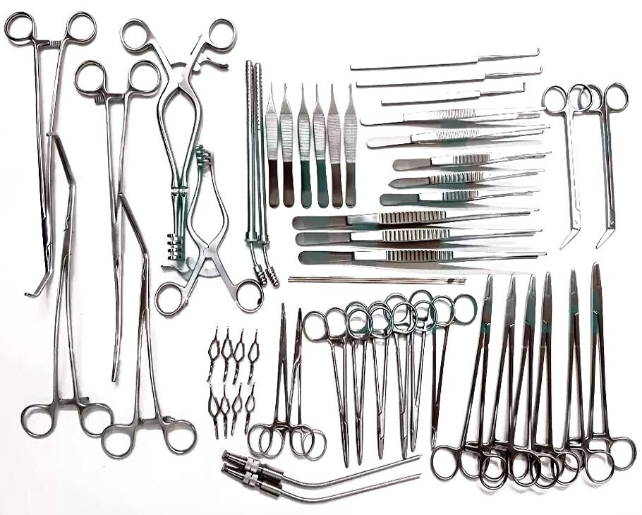 Vascular Surgery 50Pcs Set Surgical Medical Surgical Instruments