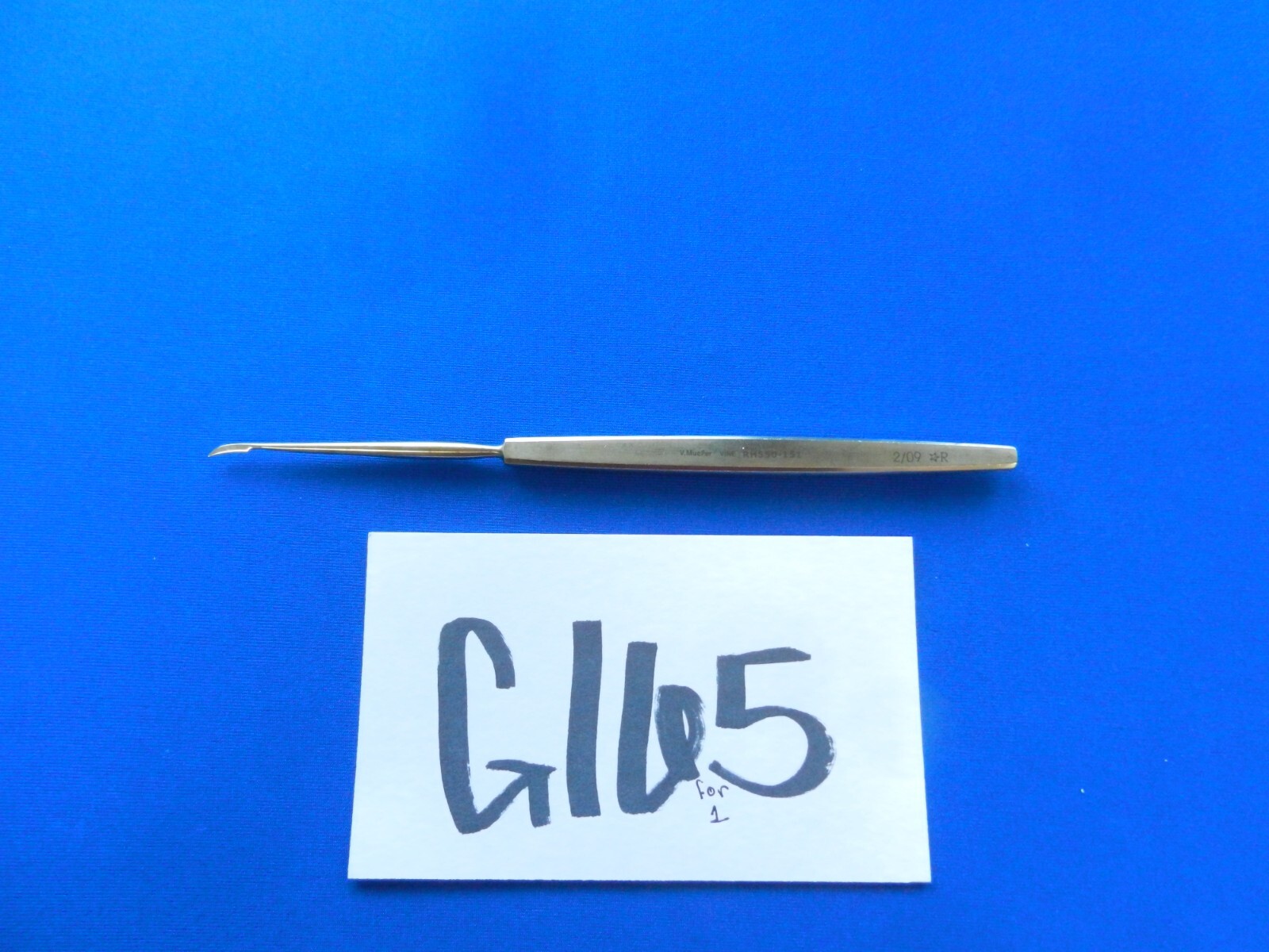 G165 V. Mueller RH550-151 Sickle Adult Size 9.0mm Straight Knife 7.5″ Length