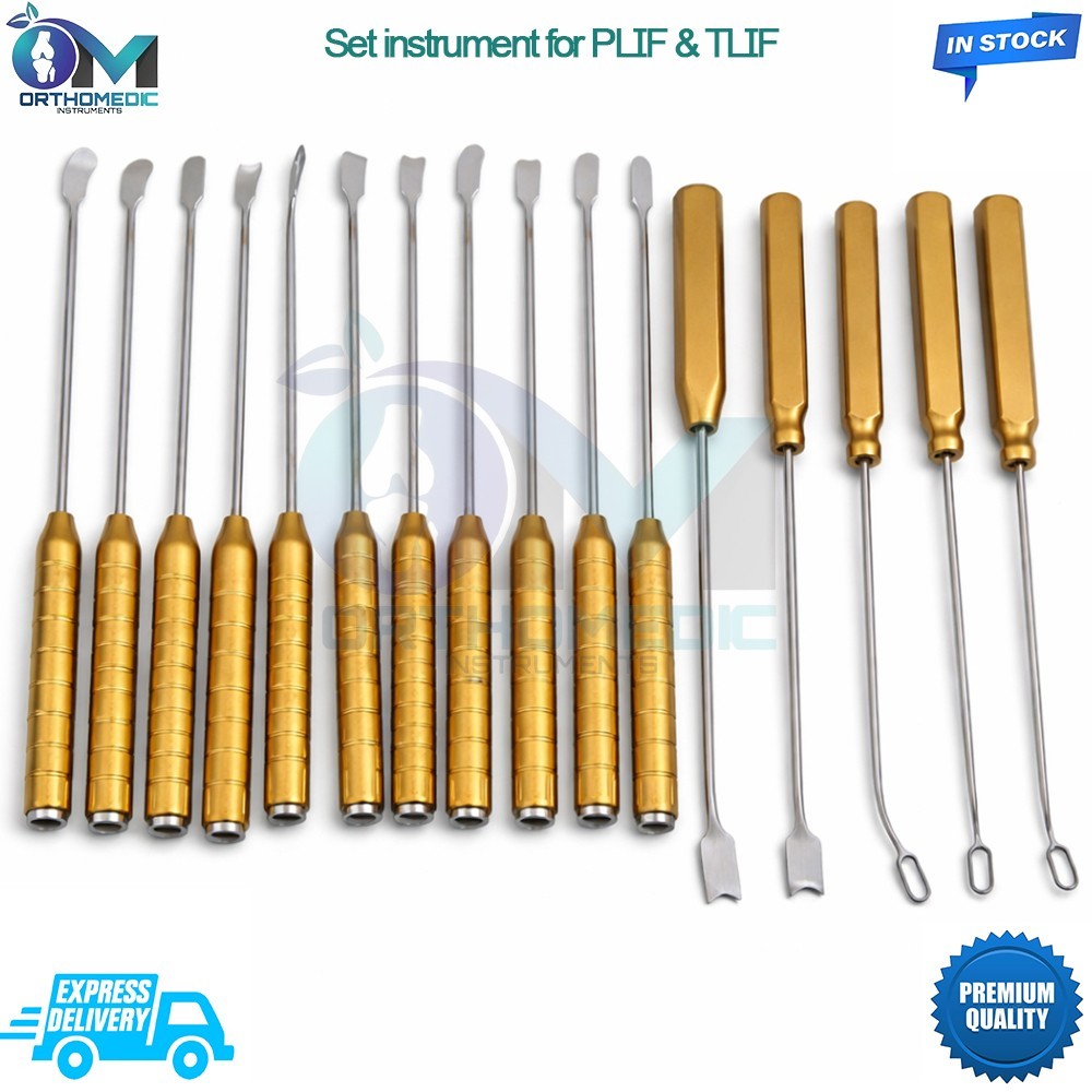 Set instrument for PLIF & TLIF Cage high best quality Spinal Surgery Orthopedic