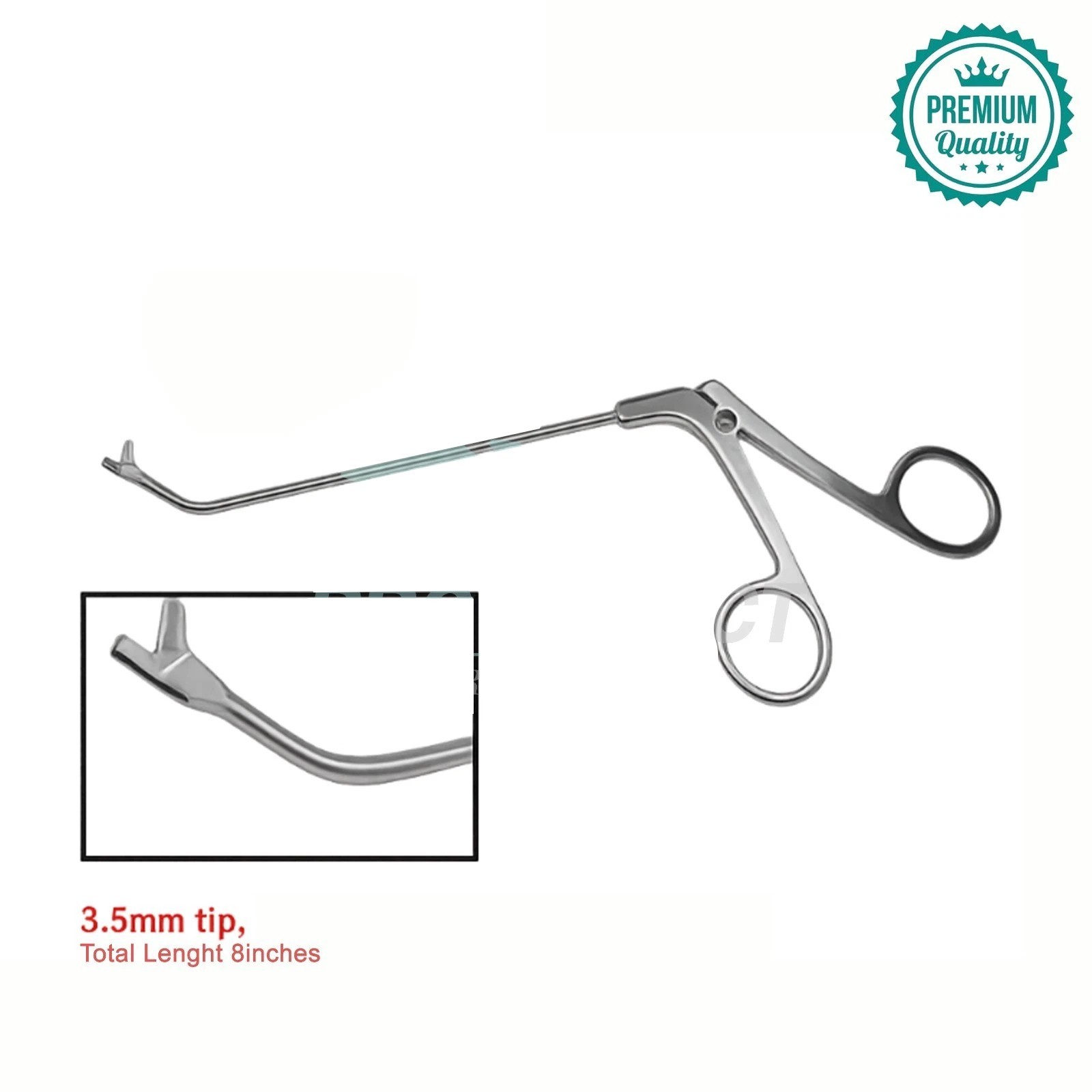 FRONTAL SINUS 3.5MM THRU CUT FORCEPS SURGICAL INSTRUMENTS 8 INCHES LONG