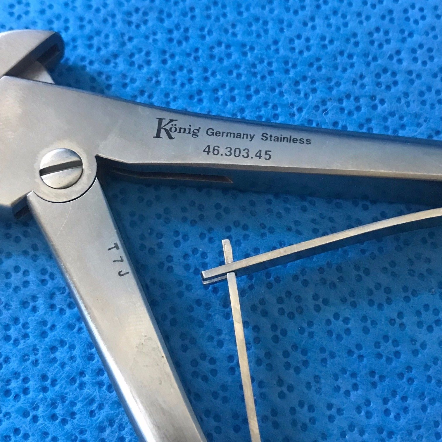 Konig 46.303.45 Medline MDS4630305, 5mmX90 Deg. Up Kerrison Rongeur ENT Surgical