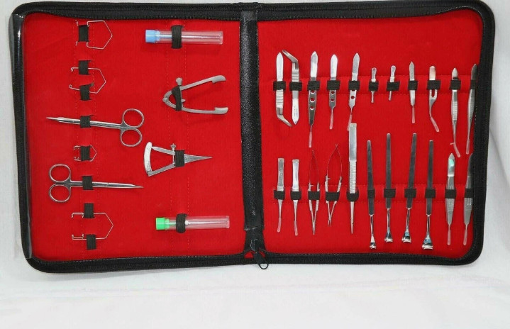 GERMAN 32 Pcs Ophthalmic Cataract Eye Micro Surgery Surgical Instruments SET Kit