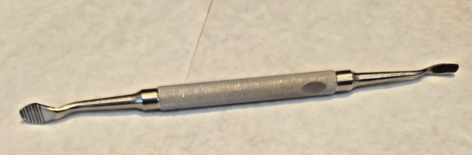 V. Mueller OS4464-002 Miller 7-1/4″ Rasp 1 Flat Tapered Blade / 1 Conical (A2 C)