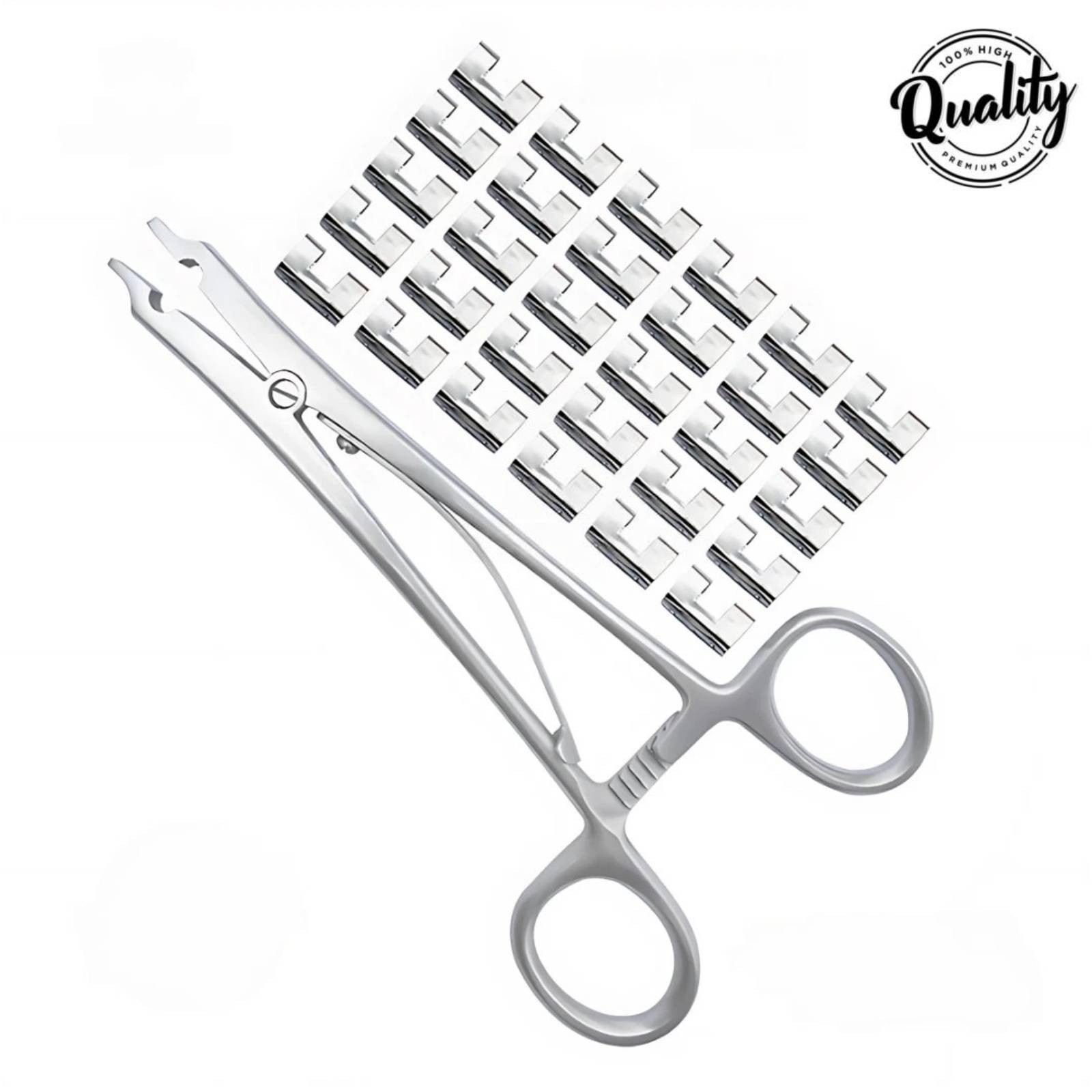 Raney Scalp Clip Applicator Plus 30 Pcs Clip Surgical Instruments Set Premium