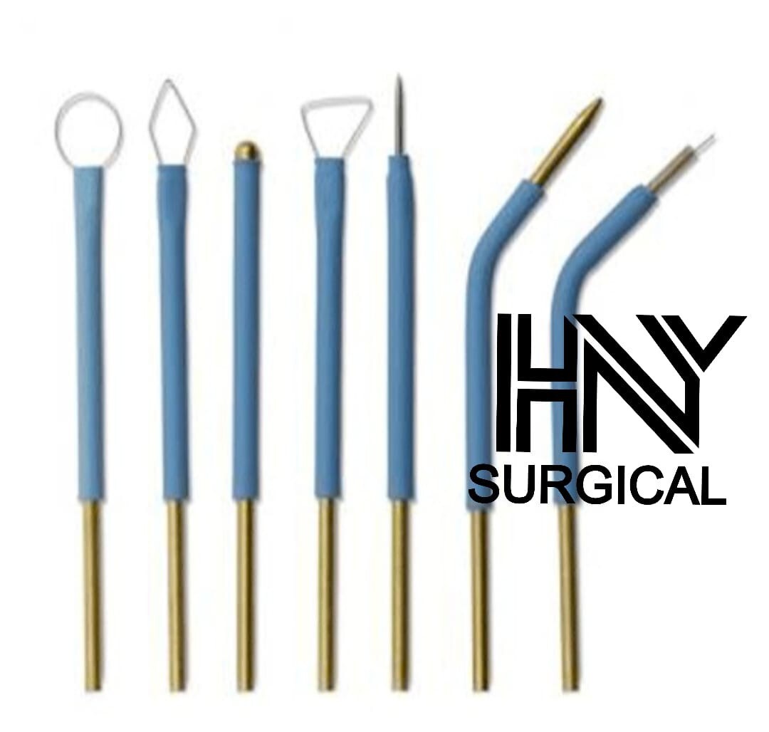 Electro Surgery Handpiece Reuseable Electrodes Set of 7 Pcs