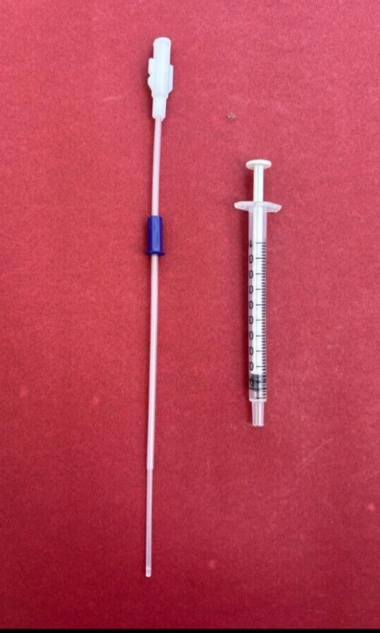 IUI Cannula kit 17 cm Intra Uterine Insemination device Pack of 50 FREE SHIP