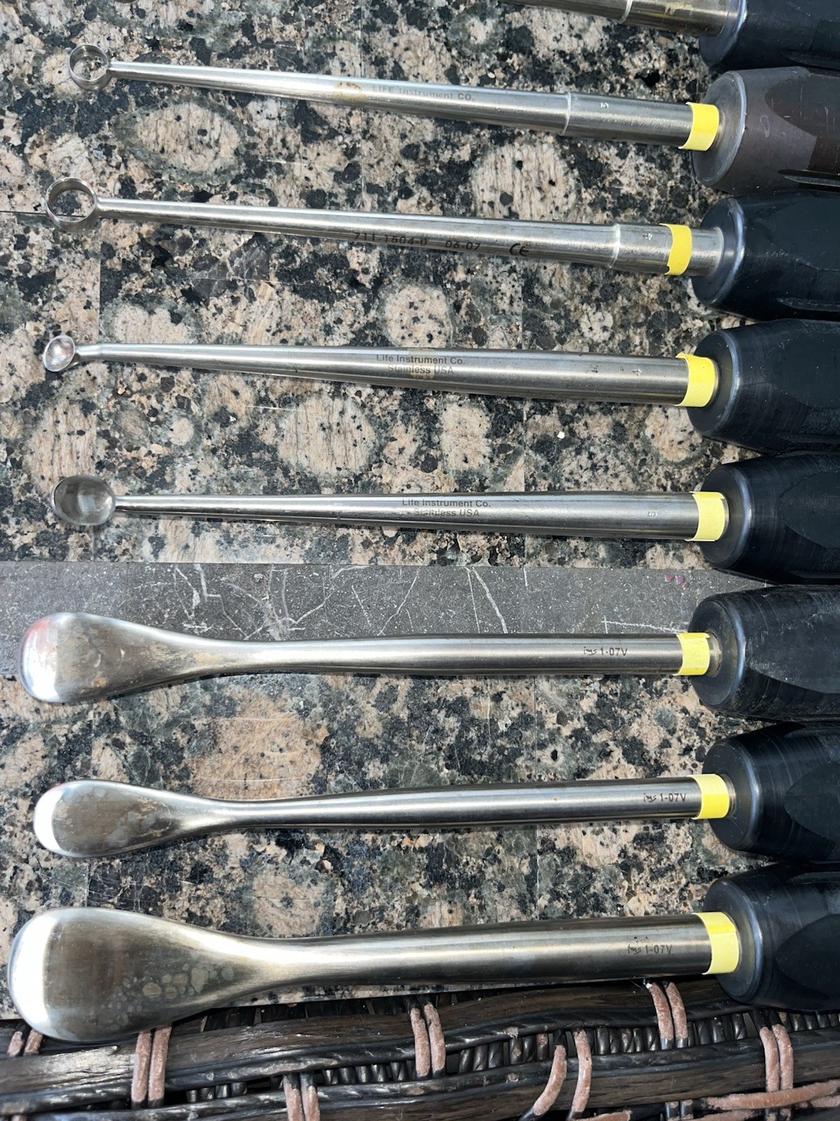Life Instruments 11 Piece Long Handle Curettes