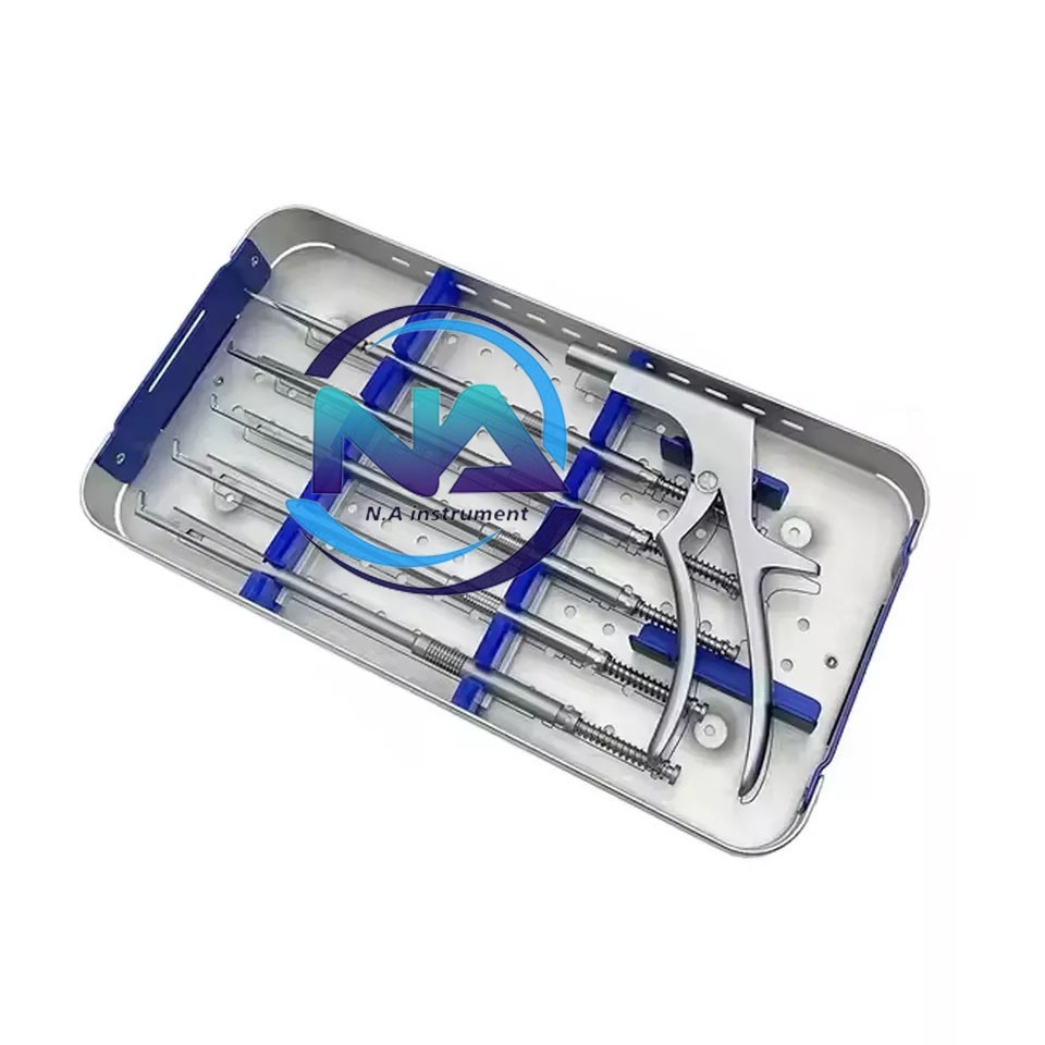 Interlaminar Kerrison Rotating Rongeur Set Spine Surgery Orthopedic Instruments