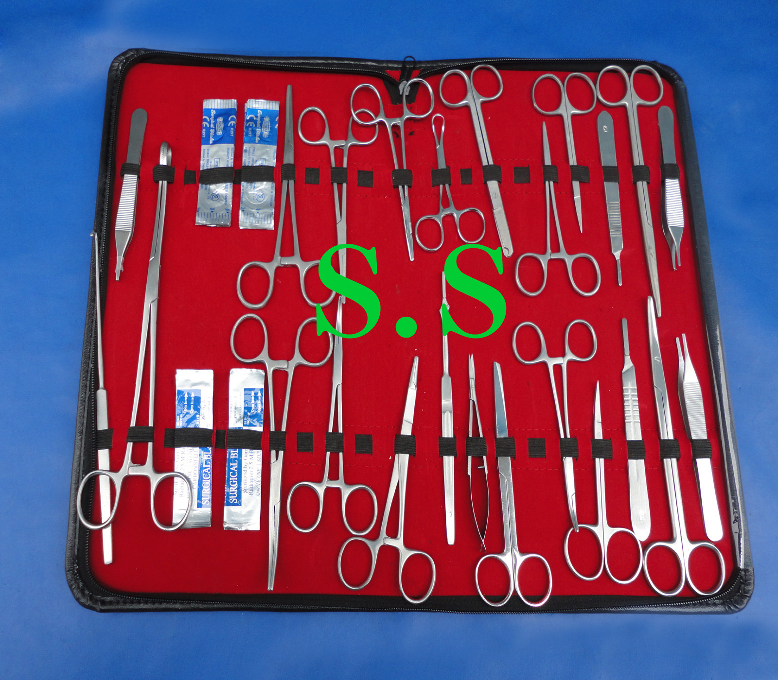 64 Pieces Minor Micro Surgery Surgical Instrument Kit