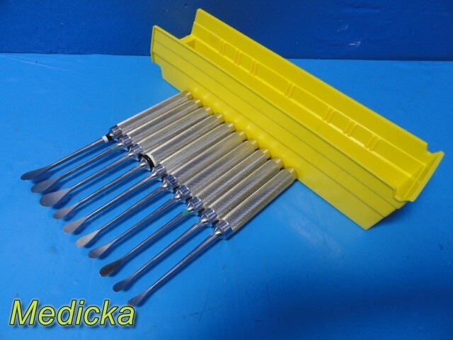 10X Jarit Assorted COBB Type Spinal Elevators; Overall Length 11″ ~ 35587