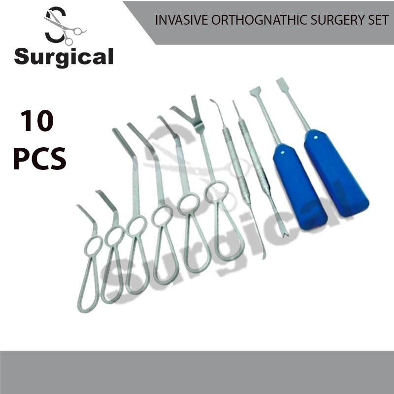 Minimally Invasive Orthognathic Instruments | Set of 10 Pcs | Maxillofacial