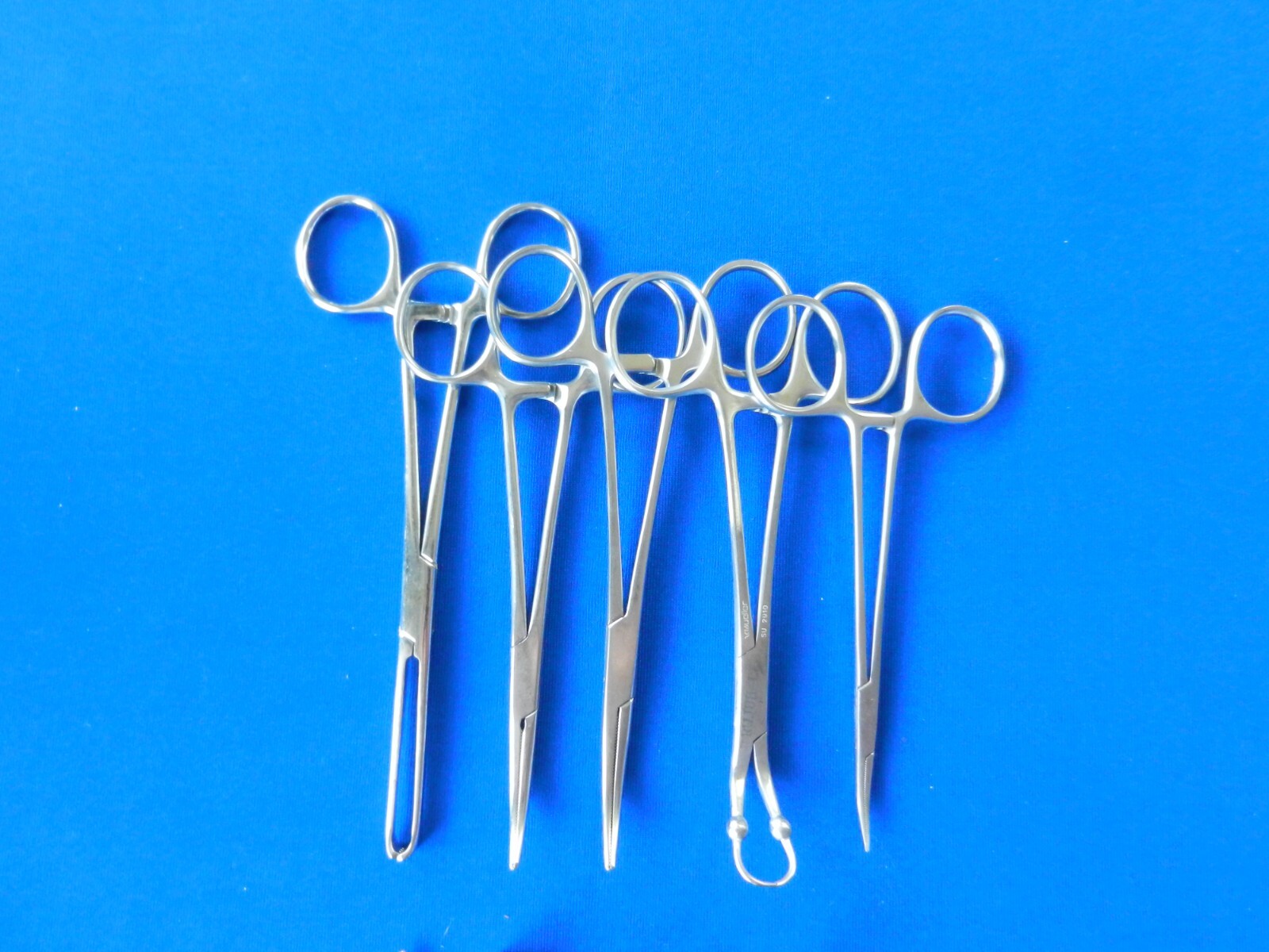 E534 Aesculap Jarit V. Mueller Lot of 10 Forceps Approx. 12-16cm Length