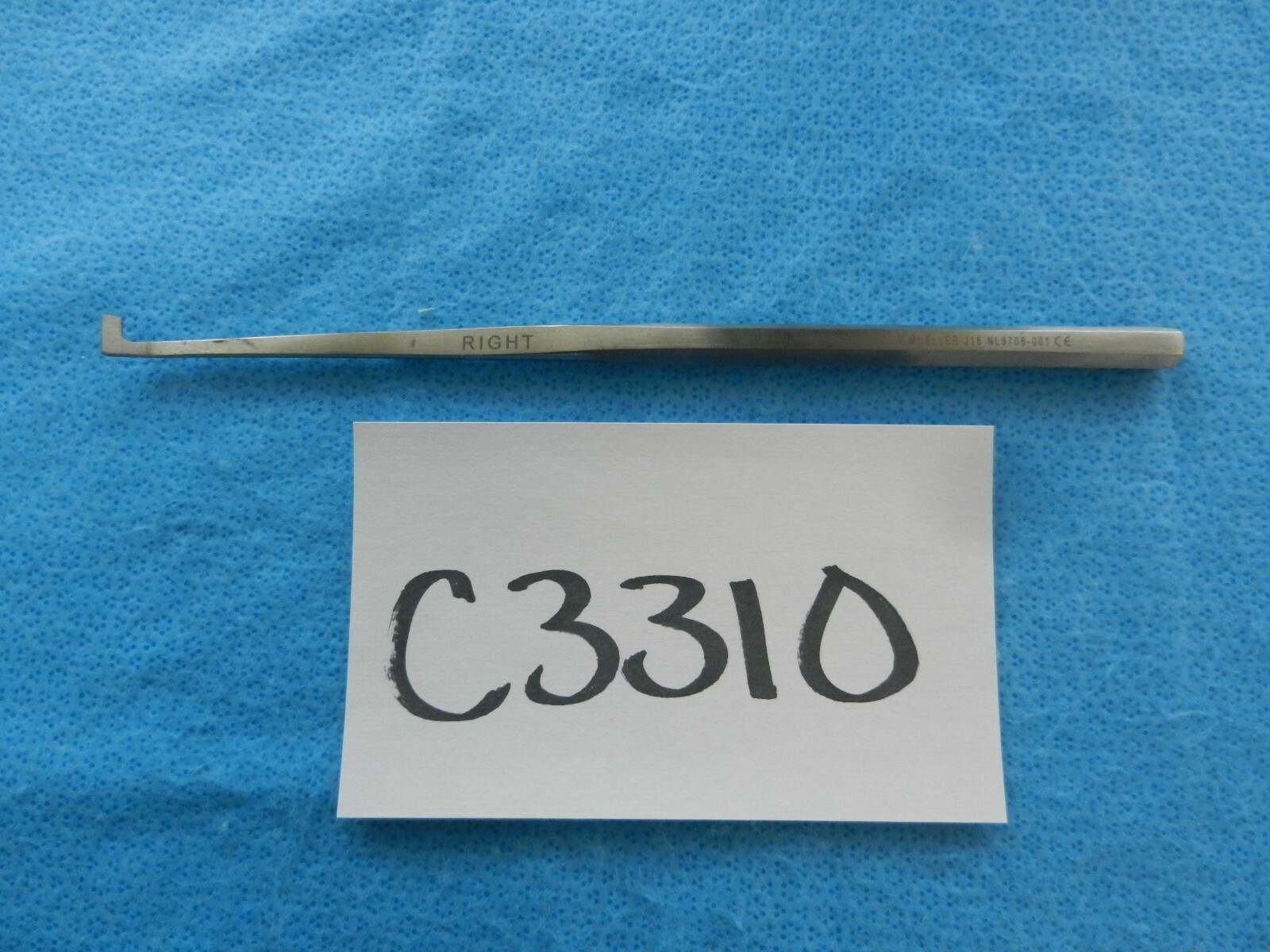 V. Mueller Surgical Orthopedic McCulloch Right Hockey Stick Chisel NL9706-001