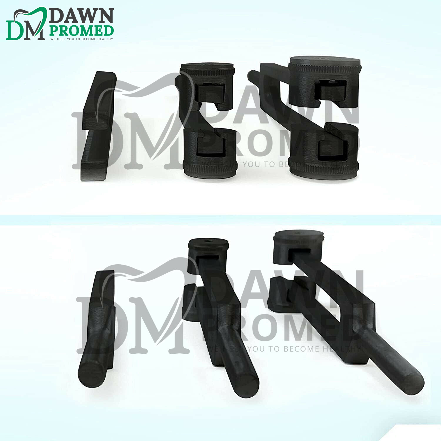 3 Black Tuning Fork Healing Therapy Medical Surgical Diagnostic Inst German Gr