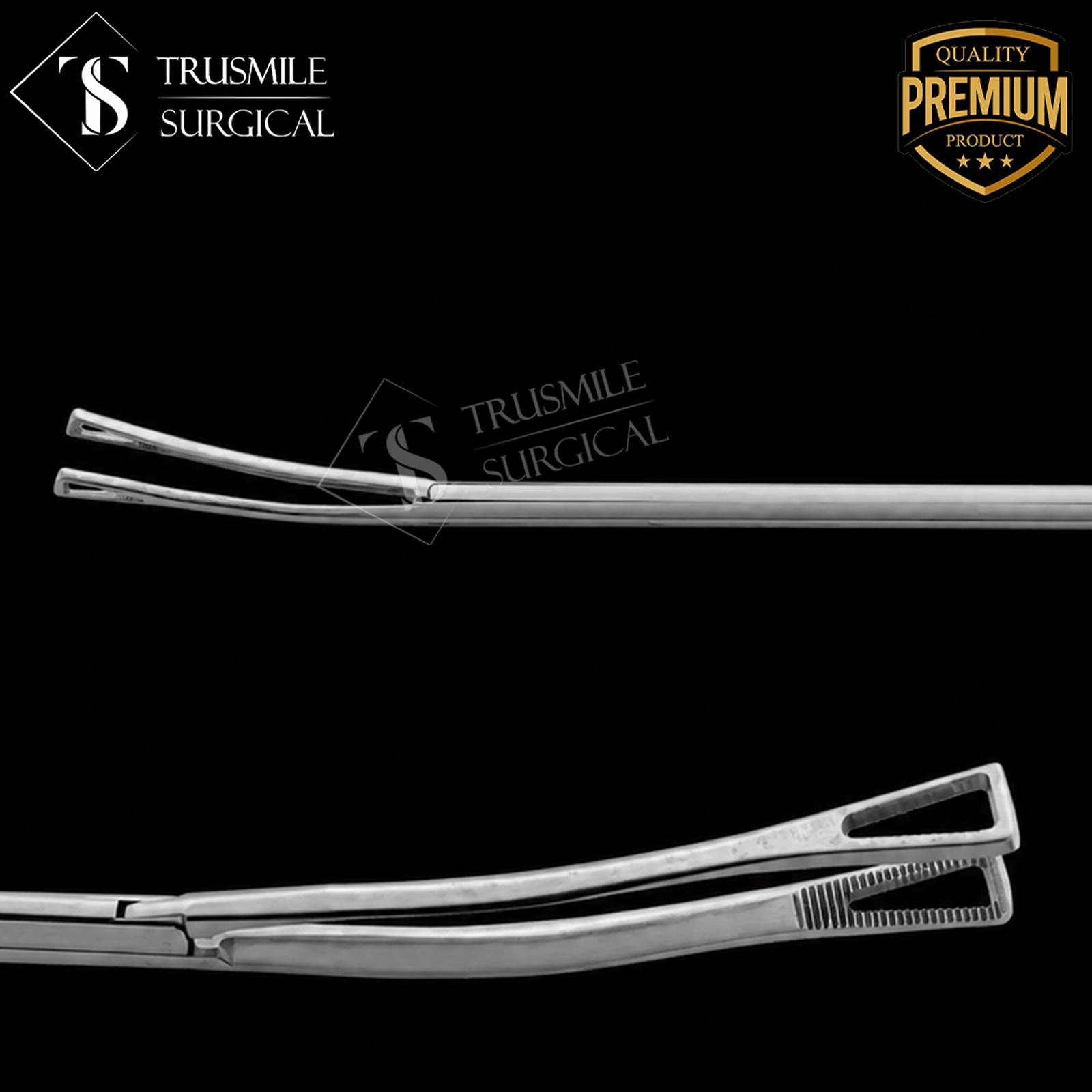 Thoracic Lung Grasper – 13″ Curved Jaws for VATS/MIS Procedures