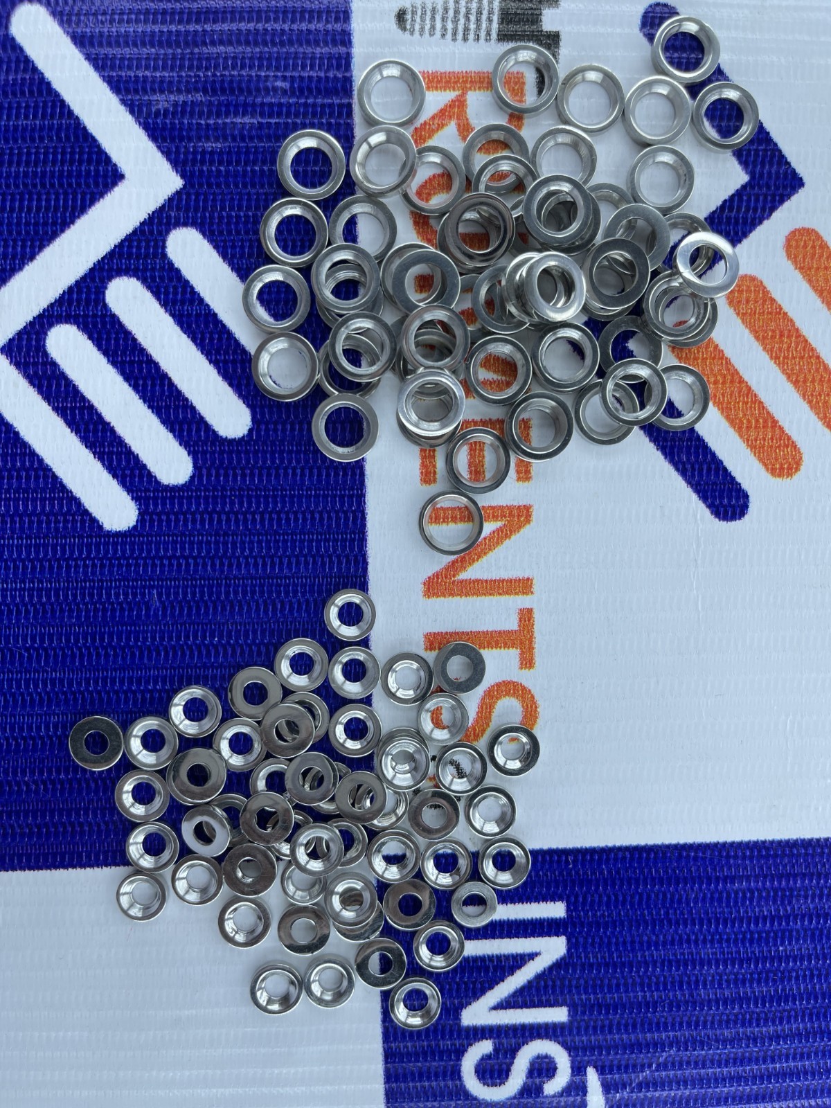 Washers for 4mm & 6.5mm screws 100 Pcs -Stainless Steel 316L