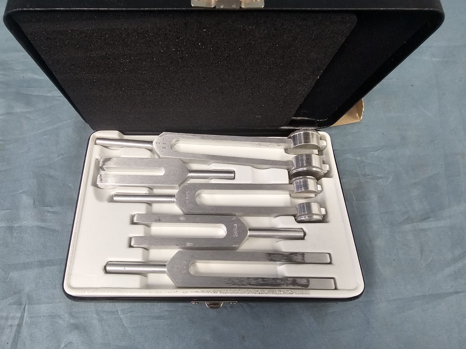 Miltex Tuning Forks 4pc set NEW With Box – C128 C256 C512 C1024 C2048