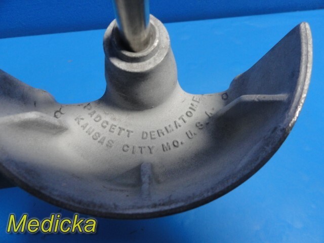 Padgett Manual Dermatome; Rotary Drum; Hooded W/ Stand & Case ~ 36223