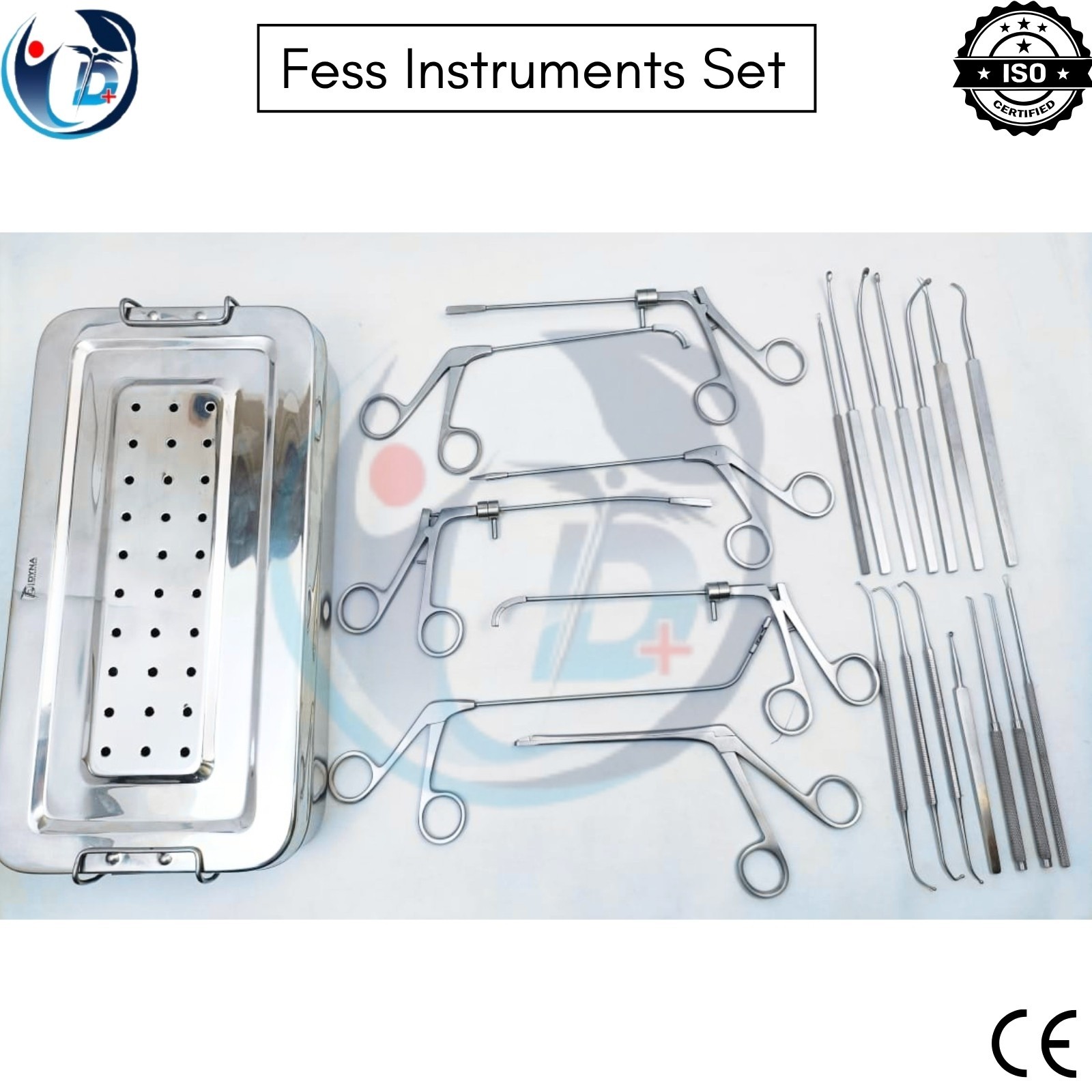 Fess Instruments Set Endoscopic Sinus Surgery Ent Instrument Set A+ German Steel
