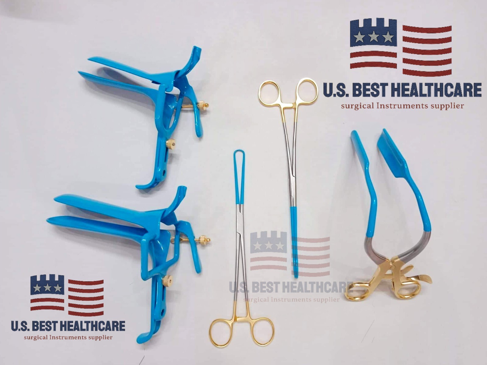 LLETZ Coated Blue Gynecology Set Kit Electro Surgical OB/GYN Instruments CE Qual