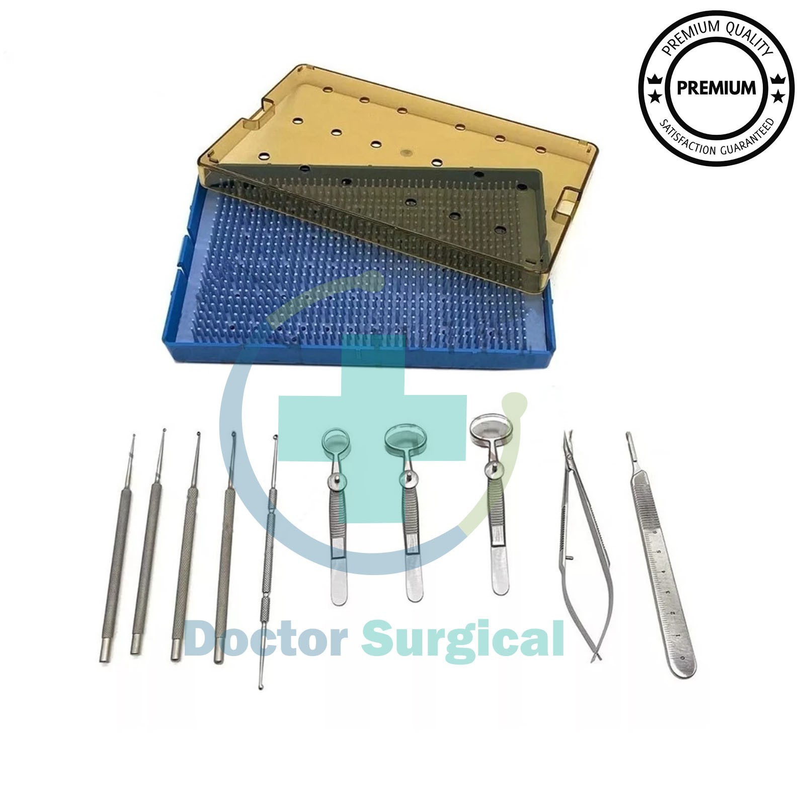 Chalazion Curette Set Stainless Steel Ophthalmic Surgery Instrument Kit
