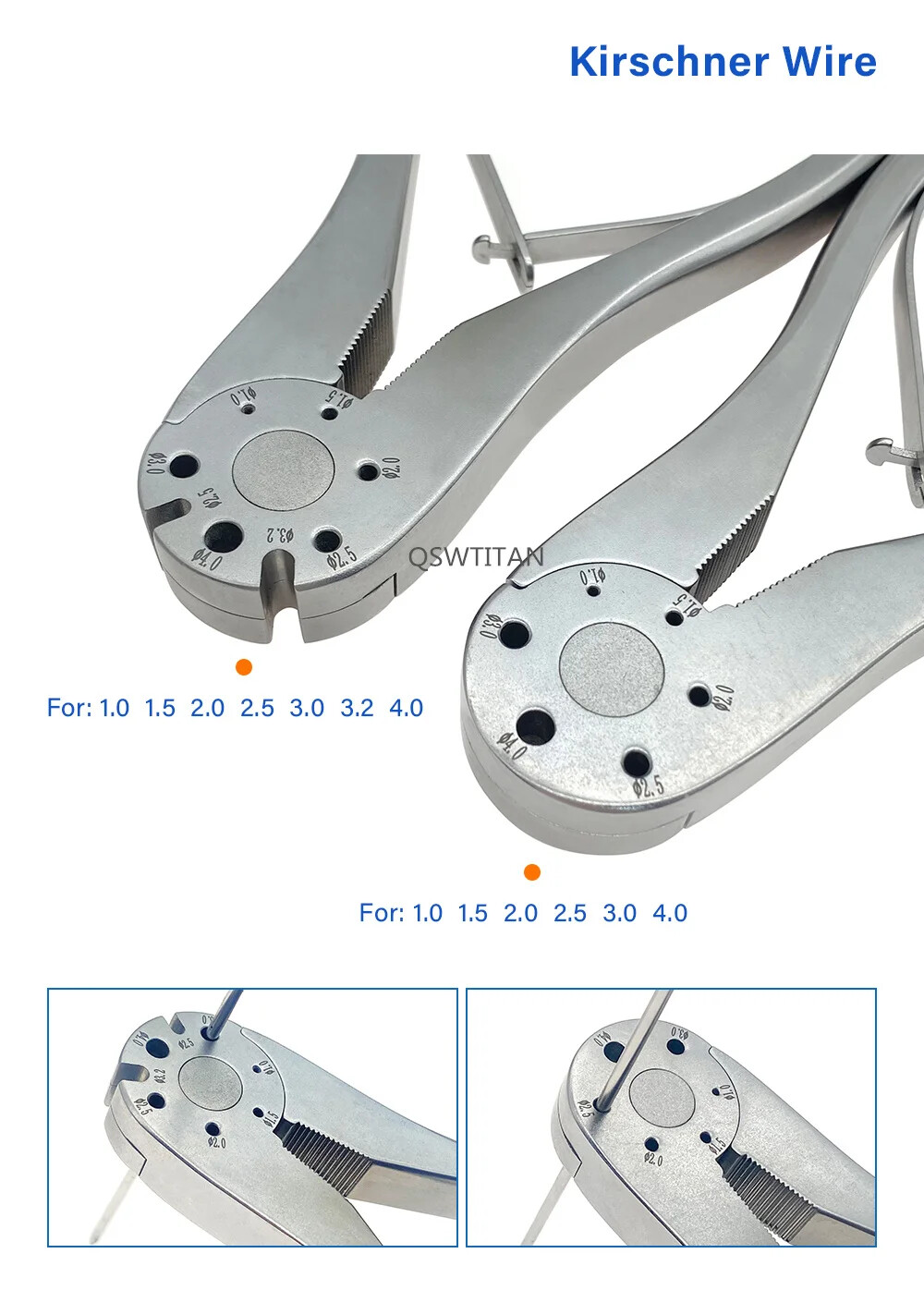 Stainless Steel Kirschner Wire cutter pin cutter Kirschner bone pin cutter shear